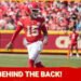 mahomes behind the back pass video