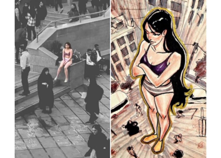 iran girl viral video