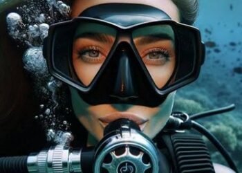 scuba girl video
