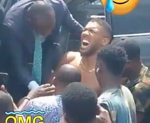 anthony joshua car crash video