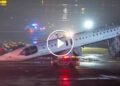 air canada crash video