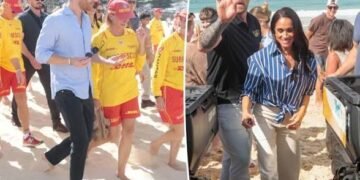 an australian beachgoer went viral for ignoring prince harry and meghan