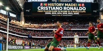 CRISTIANO RONALDO IS THE FIRST PLAYER